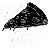 Pizza Blitz Warburg logo.
